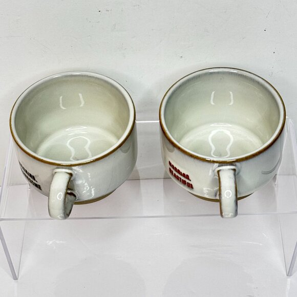 Hearth & Hand Magnolia 10oz Mugs Morning Handsome Beautiful Stoneware Pair of 2 - Picture 2 of 12